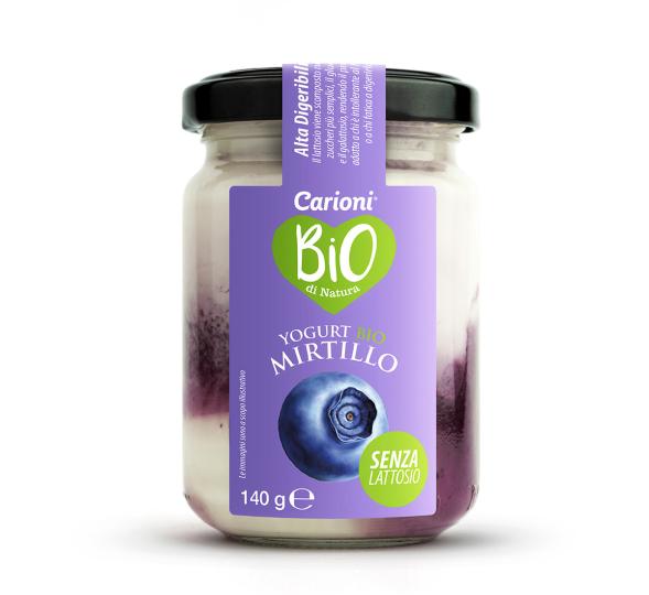 Yogurt Bio Mirtillo Senza Lattosio